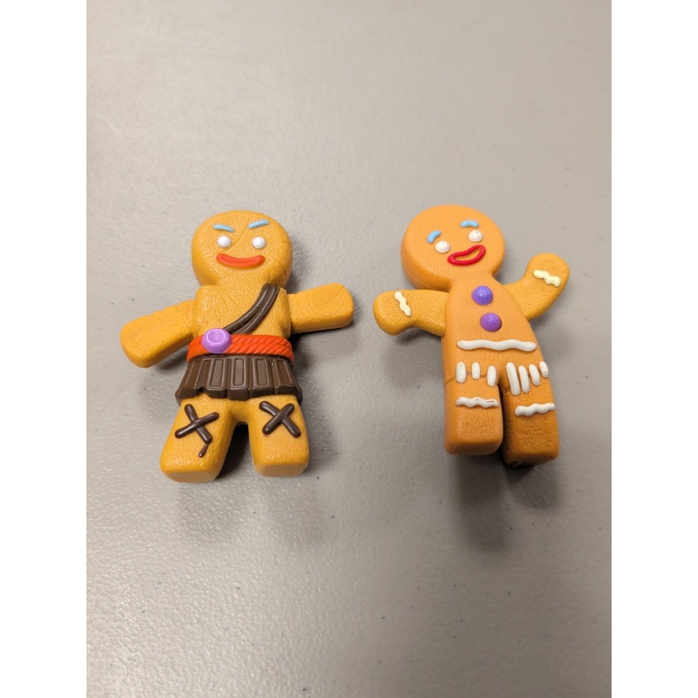McDonalds Shrek Gingerbread Man Gingy Figures Lot 2007 2010 Happy Meal Toy